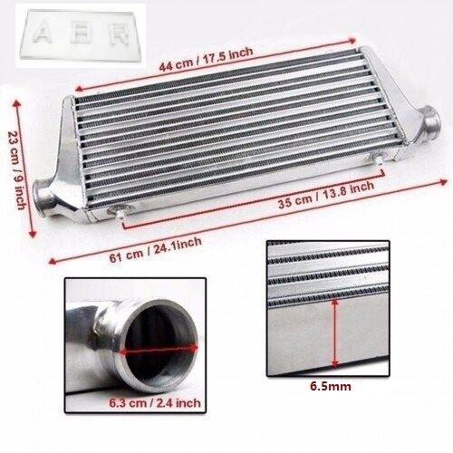 Intercooler FMIC Plate Full Aluminum Bar Front Mount 450x230x65MM 2.5