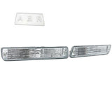 Front Indicator Lights For Toyota Landcruiser 80-Series Clear Crystal FJ80 Pair