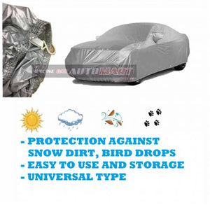 Yama PEVA Car Body Cover Outdoor Rain Dust Protection - M size 460 x 185 x 145cm