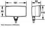 1 Pair HELLA Comet 450 Clear Lens H3 12V For Driving Spot Light Fog Universal