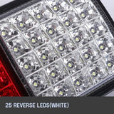 Set of 2 12V 75 LED Tail Light Lamp Brake Reverse For Trailer Truck Boat Caravan