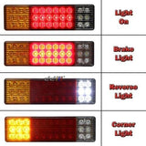 Rear Tail LED Light 12V Set For Suzuki Jimny SJ410 SJ413 Gypsy Drover 1982-1998