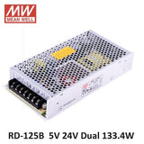 Mean Well MW RD-125B 133W 4.6A 5V & 24V Double Output Switching Power Supply