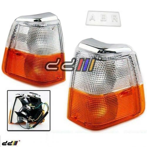 1Pair Indicator Corner Signal Lights Lamp For VOLVO 240 4 Door  Sedan RWD 81-93