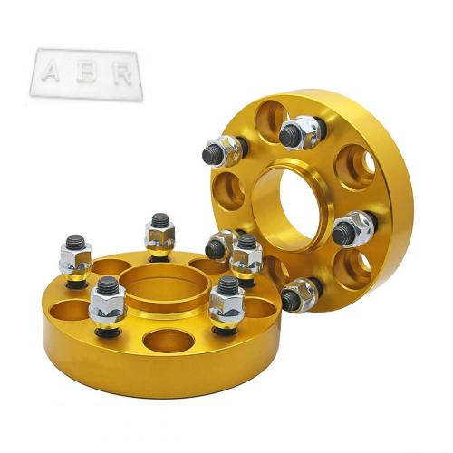 2 pcs 25mm 5 Studs 12 x 1.5 PCD 5 x 114.3 to 5 x 114.3 mm Wheel Spacer Spacers