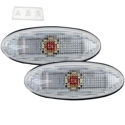 1 Pair Clear Side Marker Turn Signal Light Lamp For 323 626 Tribute Premacy RX-7