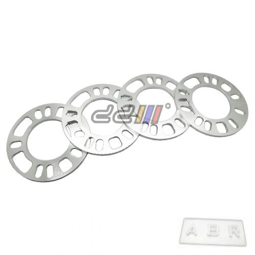 4pcs 5mm 4x100 5x100 4x114.3 5x114.3mm Wheel Spacer Civic CRX Del Sol Integra