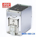 Mean Well MW NDR-480-24 480W 24V 30A Single Output DIN Rail Mount Power Supply