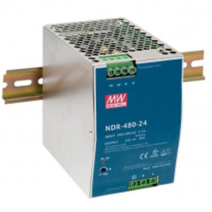 Mean Well MW NDR-480-24 480W 24V 30A Single Output DIN Rail Mount Power Supply