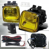 Yellow Glass Fog Lights Kits/Harness/Switch JDM For Civic EK EK4 EK9 96-98